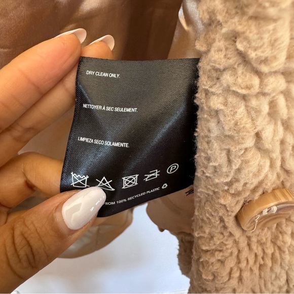 Bernardo Oversized Cold Weather Essential Plaid Teddy Jacket Shacket  Sz M - Picture 6 of 10